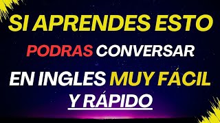 🗽 ESCUCHA ESTO Y PODRÁS ENTENDER CUANDO TE HABLAN RAPIDO EN INGLES ✅  Aprende Fácilmente 🔥 [upl. by Jahncke31]