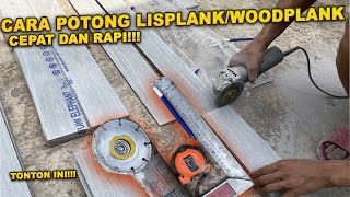 CARA POTONG LISPLANG ATAU WOODPLANK CEPAT DAN RAPI [upl. by Shiroma]