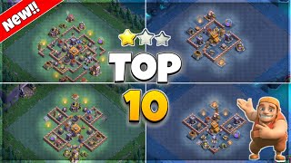 New Top 10 Best Builder Hall 7 BH7 Base Layouts  Copy Link 2024  Best Builder 7 Base Link  COC [upl. by Neehahs]