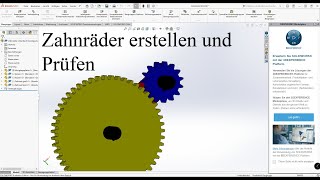 Zahnräder erstellen und Prüfen [upl. by Duster]