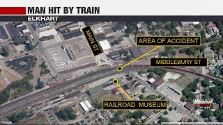 Man hit killed by train near Elkhart railroad museum [upl. by Medlin]