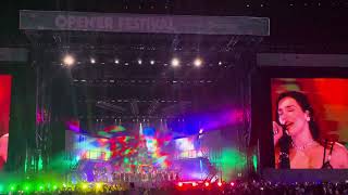 dua lipa elton john cold heartopener24  gdynia poland [upl. by Yorel]