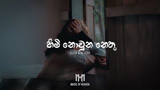 Himi Nowuna Nethu  හිමි නොවුන නෙතු Slow amp Reverb [upl. by Akinaj883]