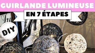 Guirlande Lumineuse 💡🎈 Tuto Facile 7 Étapes [upl. by Gitel805]