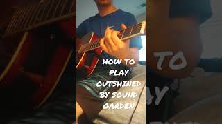 HOW TO PLAY OUTSHINED BY NIRVANA ON GUITAR guitar guitarlesson nirvana [upl. by Nob249]