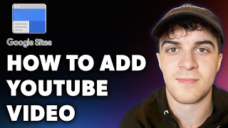 How to Add a YouTube Video on Google Sites Full 2024 Guide [upl. by Oneg]