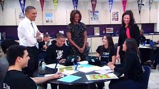 President Obama Visits a Florida Classroom [upl. by Rexanna]