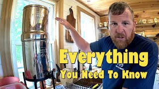 The Berkey Water Filter Turning Rain Water Into Drinkable H2O COMPLETE REVIEW [upl. by Alios481]