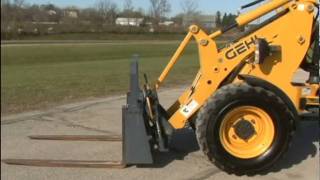 Gehl Articulated Loader Attachment System [upl. by Kokoruda100]