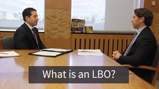 Investment Banking Mock Interview What is an LBO [upl. by Onaicul]