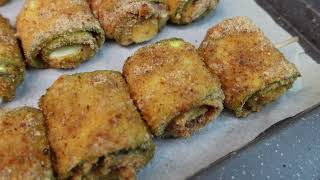 Se vuoi sorprendere i tuoi ospiticucina questi INVOLTINI DI ZUCCHINE SUPER FILANTIRicetta Facile 🍆 [upl. by Jaquelyn]