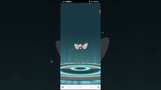 Shiny Cutiefly evoluf in Shiny Ribombee pokemon Go Lest Go [upl. by Willcox]