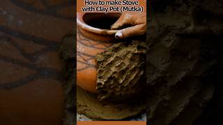 DIY Primitive Wood Stove  Turn Clay Pot Mutka into Backpacking Stove [upl. by Mamie435]