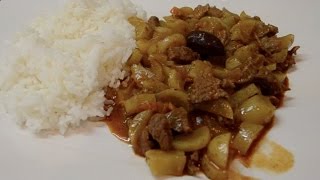 Olluquito Con Carne  Cocina Típica Peruana [upl. by Lena]