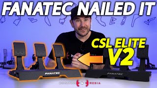 NAILED IT  NEW Fanatec CSL Elite Pedals V2 Review [upl. by Basir]