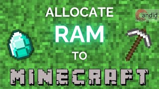 How to allocate more RAM to Minecraft  CandidTechnology [upl. by Anirehs]