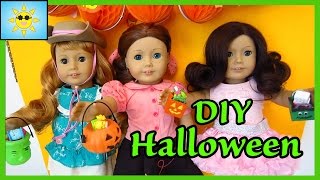 DIY American Girl Doll Halloween Haul Shopkins Crafts [upl. by Irwinn]