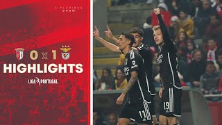 ResumoHighlights SC Braga 01 SL Benfica [upl. by Ginnie]