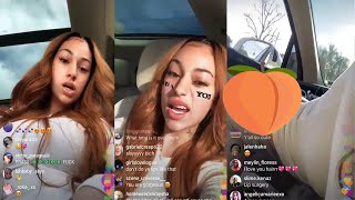 Danielle Bregoli Live Bhad Bhabie Instagram Live Shows Off Moves 👀  January 7th 2020 [upl. by Tartaglia233]