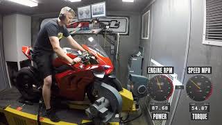 2019 Ducati Panigale V4 R Dyno [upl. by Seligmann]