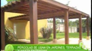 Pergolas de madera y Decks Costa Rica Tel 22230000 wwwdeckscrcom [upl. by Etiam]