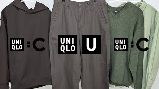 【ユニクロ】U神チノ新色セール グレーブラウン Cとの相性抜群 C発売日に隠れた逸品 新作コラボ購入品紹介【UNIQLO  C2024FW秋冬ユーシー】 [upl. by Nyladnarb]