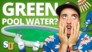 How to Get Rid of POOL ALGAE Green Water  Swim University [upl. by Percival]