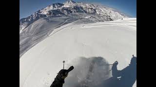 Bluebird Powder Skiing at Valle Nevado in August [upl. by Nnylannej70]