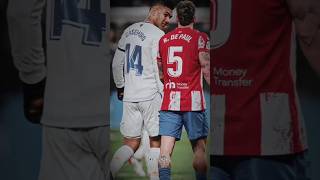 Ketika kedua preman lapangan bertemu De Paul vs Casemiro football depaul casemiro [upl. by Tiemroth]