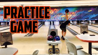 Youth bowler practice game  Logan Fossum [upl. by Annovoj]