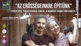 MCC Podcast  quotAz erősségeinkre építünkquot  Tervezés tudatosság siker a Remény Farm története [upl. by Hayotal]