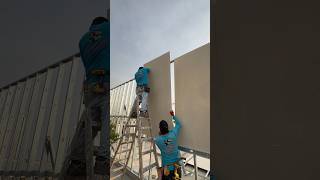 Cómo instalar placas de Fibrocemento para las paredes de un cuarto [upl. by Hollingsworth]