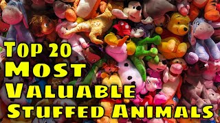 Top 20 Most Valuable Vintage Stuffed Animals And Plush [upl. by Euqina]