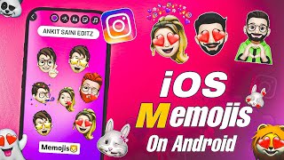 How To Get iOS Memojis On Android 🔥 Add Memojis To Instagram Story  iPhone Memojis on android 2024 [upl. by Lydie]