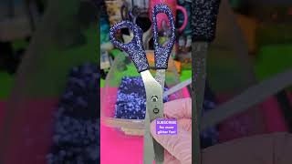 Glitter Scissors glitter scissors officesupplies tutorial crafting handmade glitterscissors [upl. by Inalaehon]