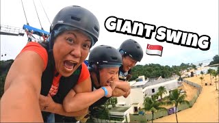 GIANT SWING Skypark by AJ Hackett Singapore [upl. by Essile]