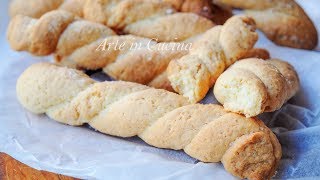 Biscotti da colazione intrecciati ricetta facile [upl. by Aniv263]