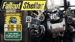 Fallout Shelter  How to find T60 Scarred Power Armor from the TV show [upl. by Nirrad]