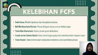 Algoritma Penjadwalan FirstCome FirstServed FCFS [upl. by Ainegue]