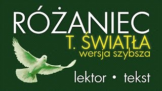 Różaniec  Tajemnice ŚWIATŁA  wersja SZYBSZA [upl. by Shishko]