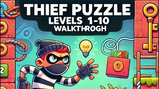 THIEF PUZZLE LEVELS 110 WALKTHROUGH  shorts thiefpuzzle gaming gameplay puzzlegames [upl. by Eelyam]