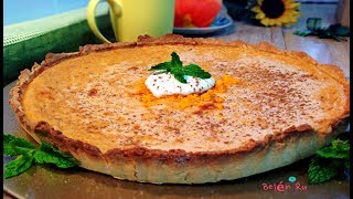 PASTEL DE CALABAZA con MASA QUEBRADA PARA TARTAS DULCES [upl. by Aset643]