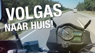 Vlog De Vstrom 1000 op topsnelheid [upl. by Brigham358]