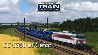 Train Simulator Classic  CC 6500 et Gefco  La ligne de la Bresse [upl. by Genevra]