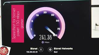 BIZNET HOME 150Mbps Internet Speedtest GANTI Router [upl. by Ballinger]