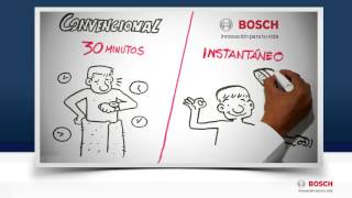 Diferencias entre un calentador instantáneo Bosch y un calentador convencional [upl. by Narhem]