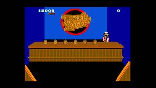 Root Beer Tapper Arcade Gameplay Midway Arcade Treasures  GameCube No Commentary [upl. by Nepsa]