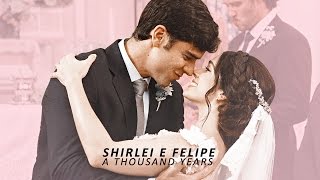 shirlei amp felipe a thousand years [upl. by Sairahcaz622]