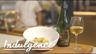 Cooking Carbonara with Carlo Mirarchi and Pairing It with a Funky Natural Wine [upl. by Aserehs]