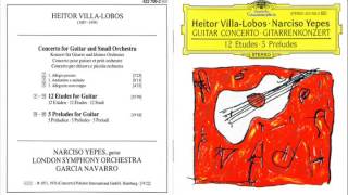 Narciso Yepes quot5 Preludes for guitarquot  Heitor VillaLobos [upl. by Dixil]